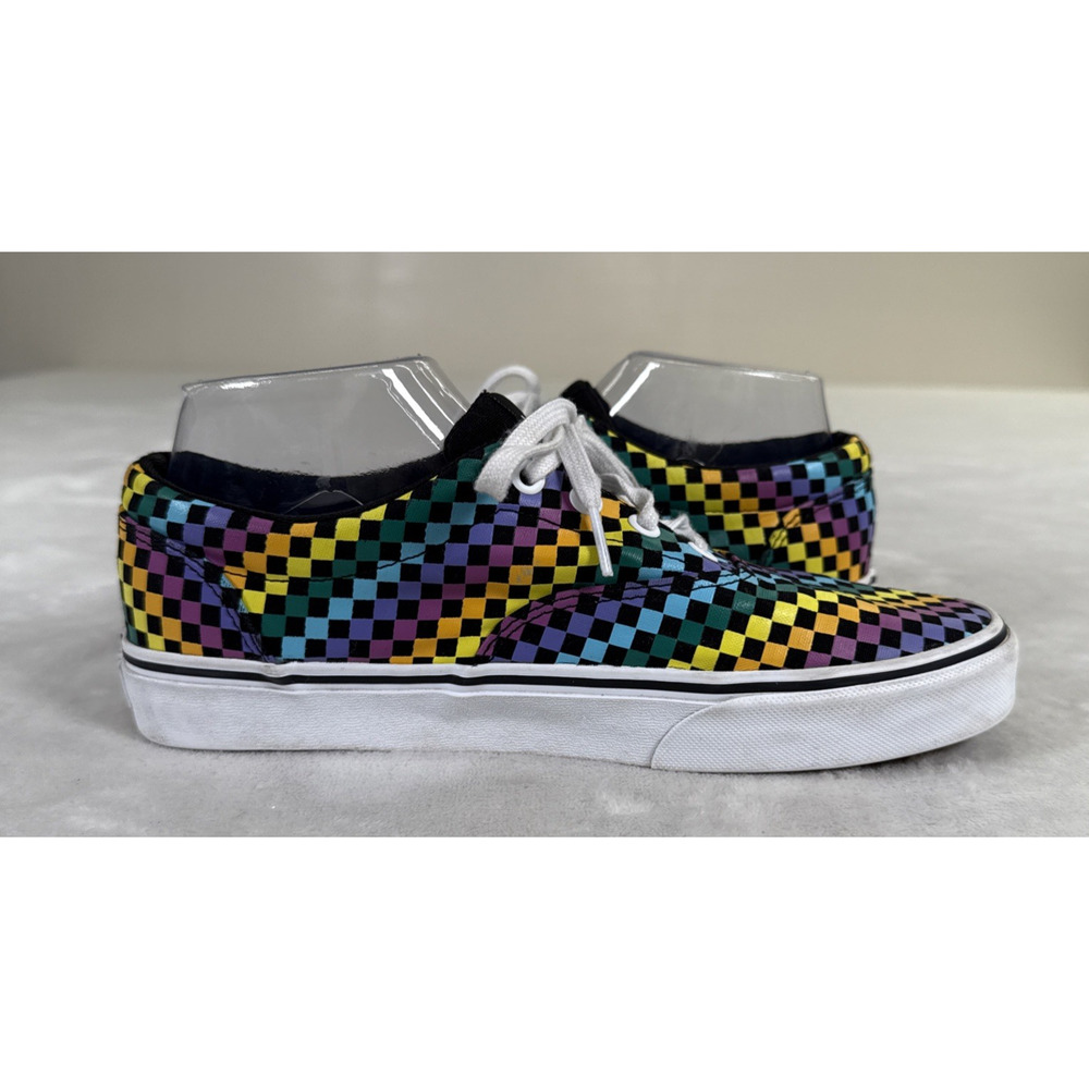 Vans Doheny Rainbow Mini Checkered Canvas Sneakers Women's Size 8.5 Bnfts Chrty - Picture 7 of 16